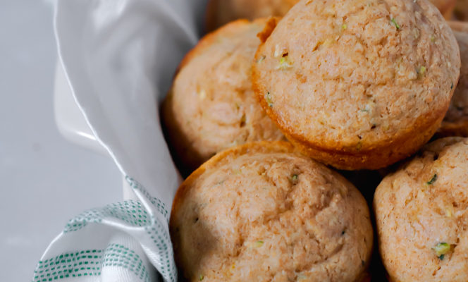 Whole Wheat Zucchini and Olive Oil Muffins
